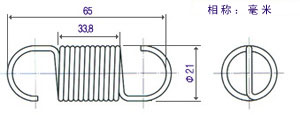 extension spring draw