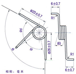 torsion spring draw